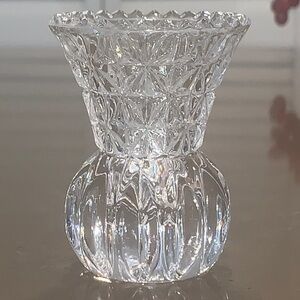 Like New! Vtg Princess House Lead Crystal Toothpick Holder 3”